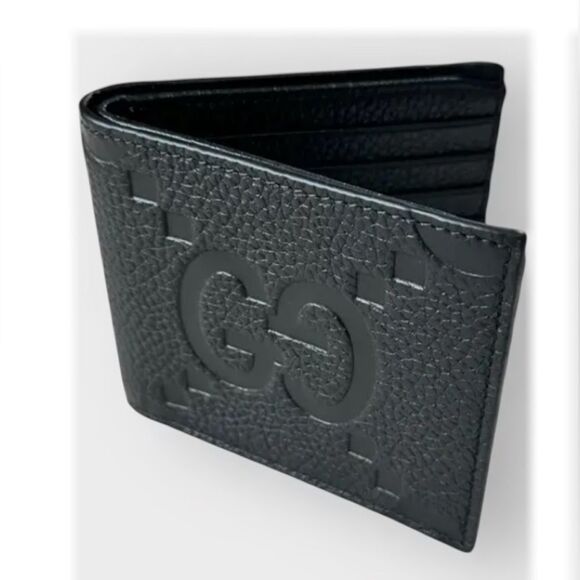 Authentic Men's Gucci Bifold Black Wallet.NEW - Picture 1 of 12